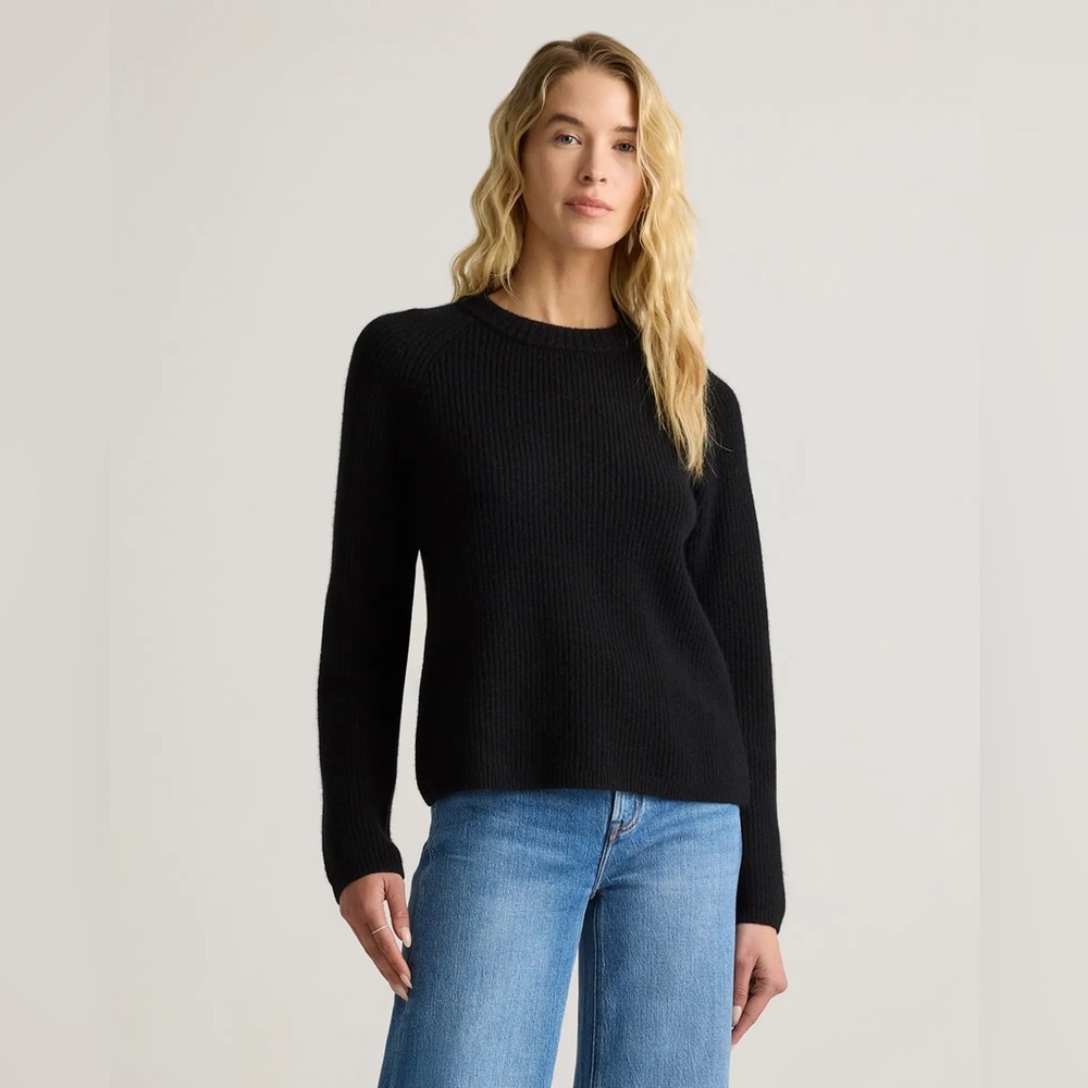 Quince Mongolian Cashmere Fisherman Sweater